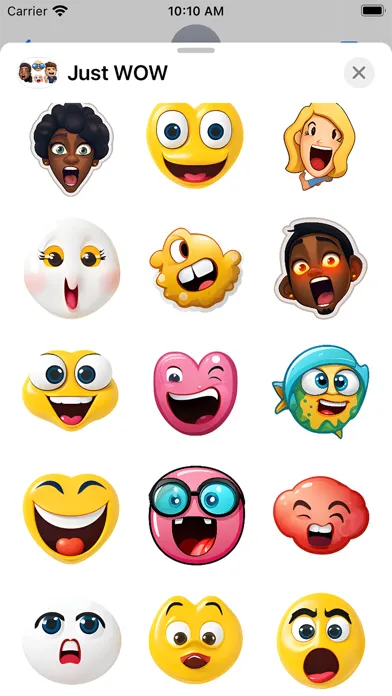 Just WOW Stickers应用截图