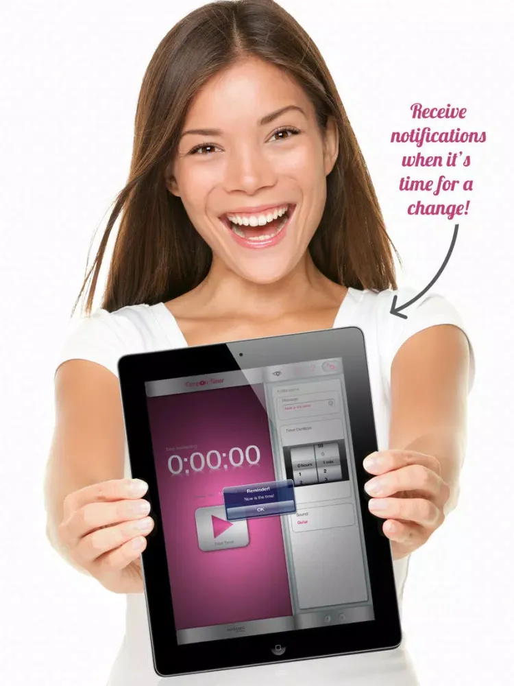 Capturas de tela do Tampon Timer Free (an iPeriod® companion app) iPad 