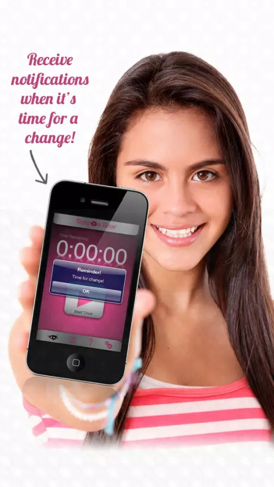 Capturas de tela do Tampon Timer Free (an iPeriod® companion app)