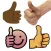 Thumbs Up Like Stickers