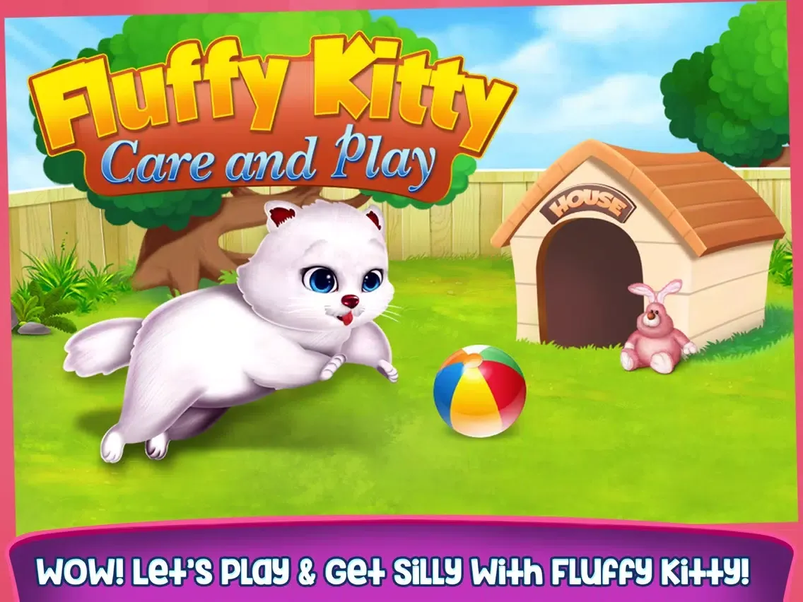 Fluffy Kitty Care And Play iPad  Ekran Görüntüleri