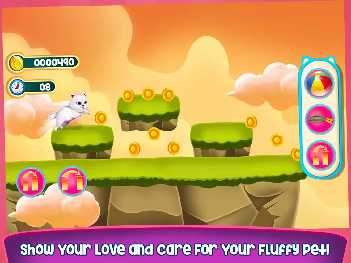 Fluffy Kitty Care And Play iPad  Ekran Görüntüleri