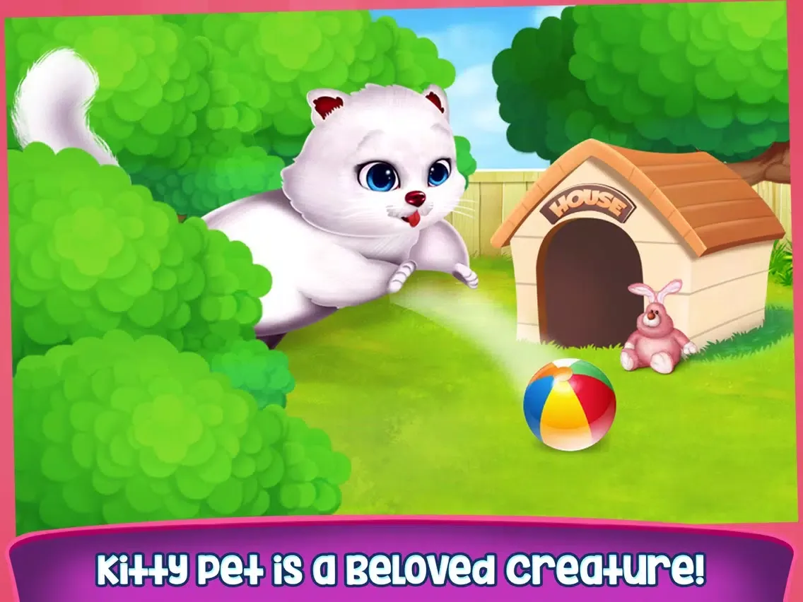 Fluffy Kitty Care And Play iPad  Ekran Görüntüleri