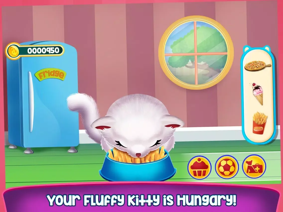 Fluffy Kitty Care And Play iPad  Ekran Görüntüleri