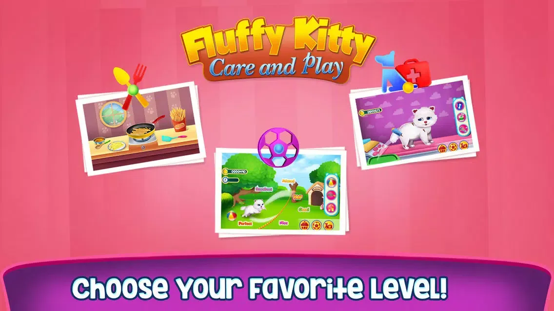Fluffy Kitty Care And Play Ekran Görüntüleri
