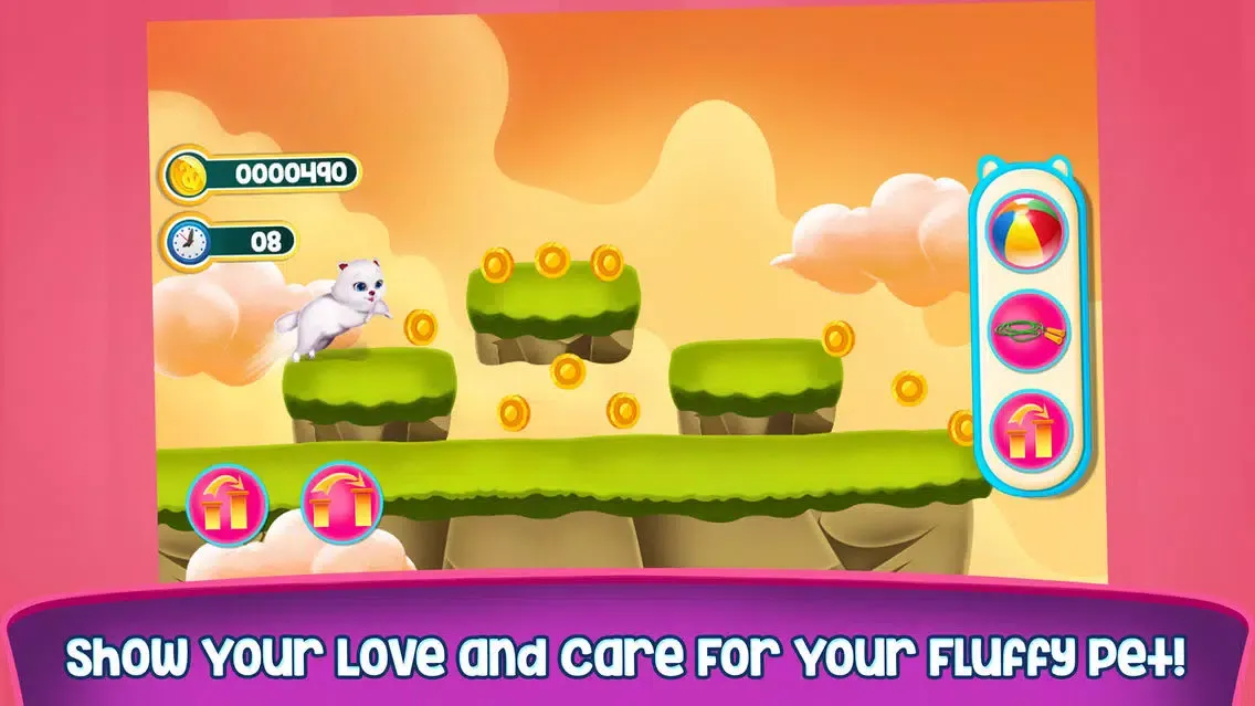 Fluffy Kitty Care And Play Ekran Görüntüleri