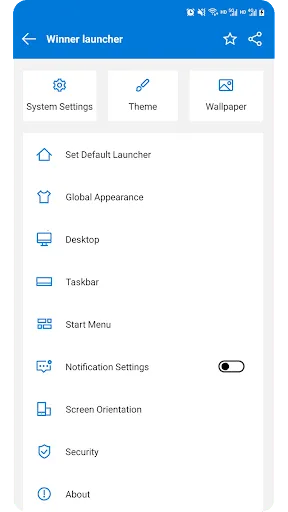 Winner Launcher for Windows UE 스크린샷