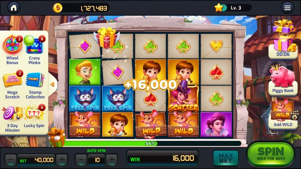 Capturas de tela do Mysterious Journey: Slot Story