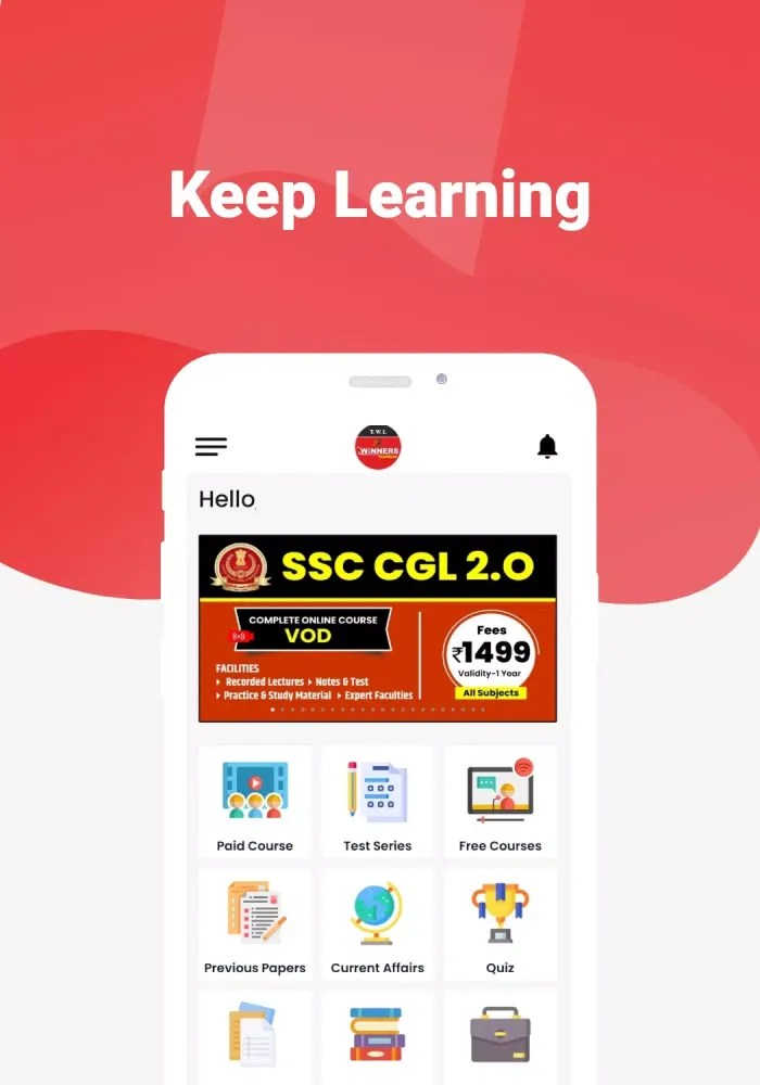 Winners Institute App Screenshots