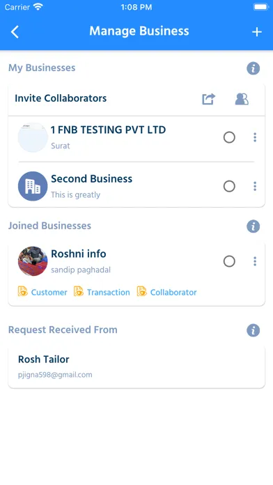 CreditLog – Ledger Account स्क्रीनशॉट