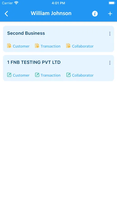 CreditLog – Ledger Account स्क्रीनशॉट