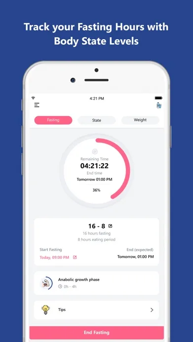 Скриншоты Track Fasting Hours & Weight