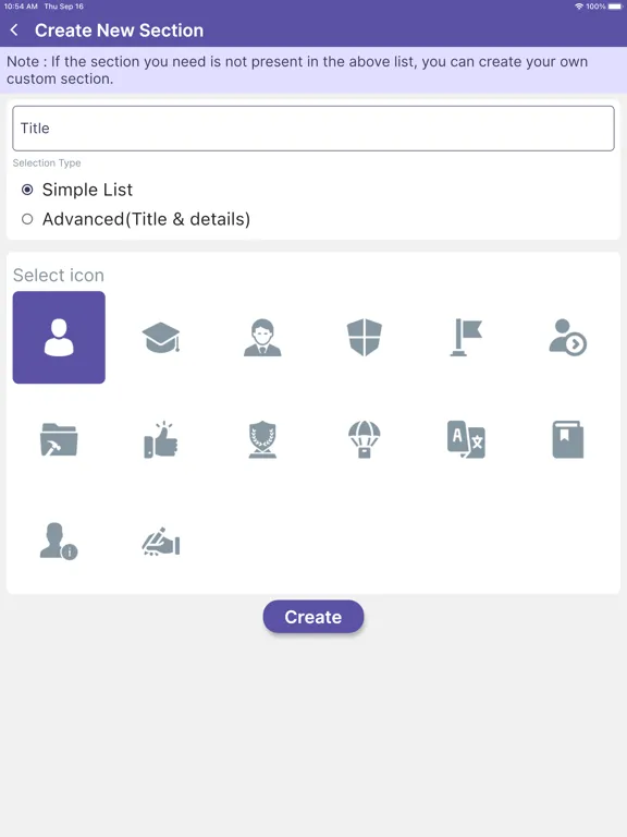 Resume Builder, CV Templates iPad  Screenshots