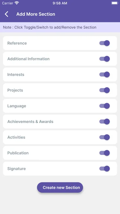 Resume Builder, CV Templates Screenshots