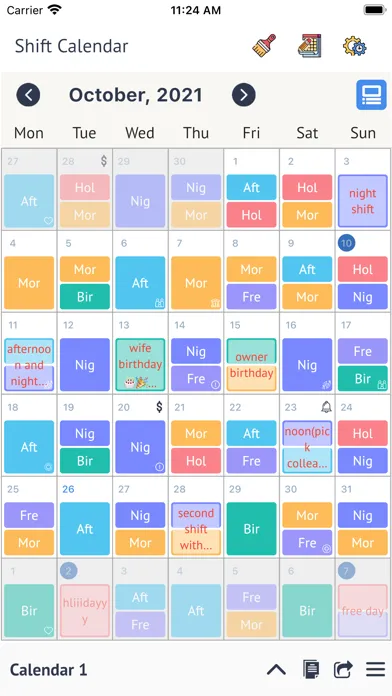 صور MyShift - Work Shift Calendar