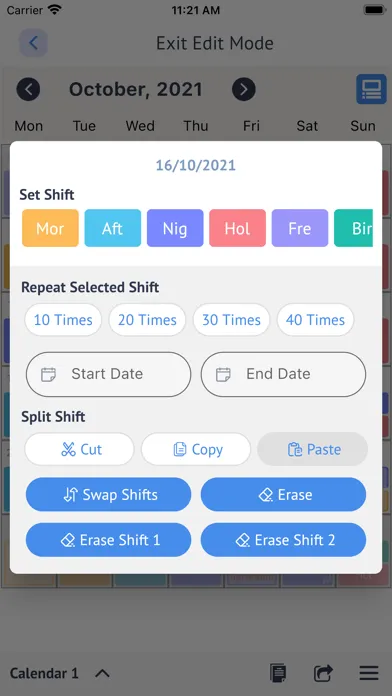 صور MyShift - Work Shift Calendar