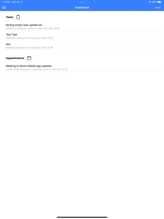 Ảnh chụp màn hình của WT BM365 iPad 