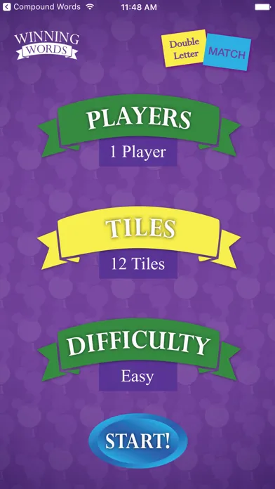 Zrzuty ekranu Double Letter Match