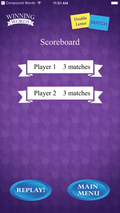 Zrzuty ekranu Double Letter Match