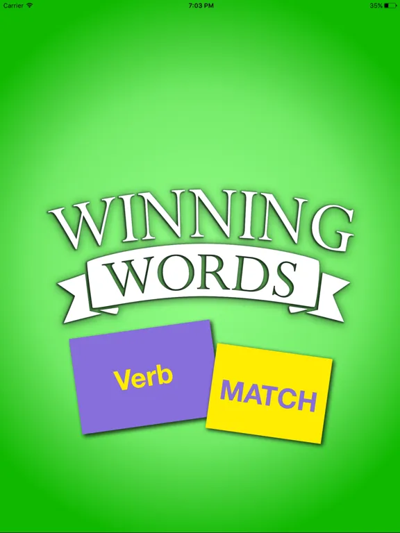Verb Match iPad  Screenshots