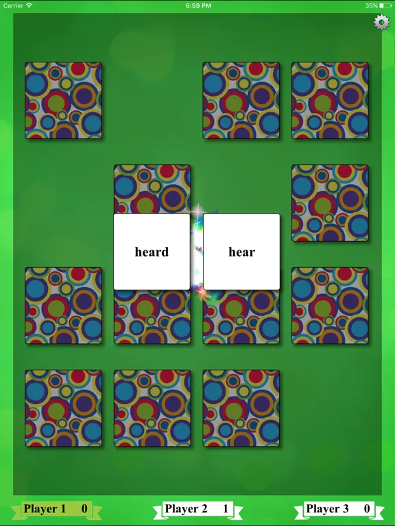 Verb Match iPad  Screenshots