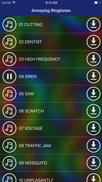 Capturas de pantalla de Annoying Sounds &  Ringtones