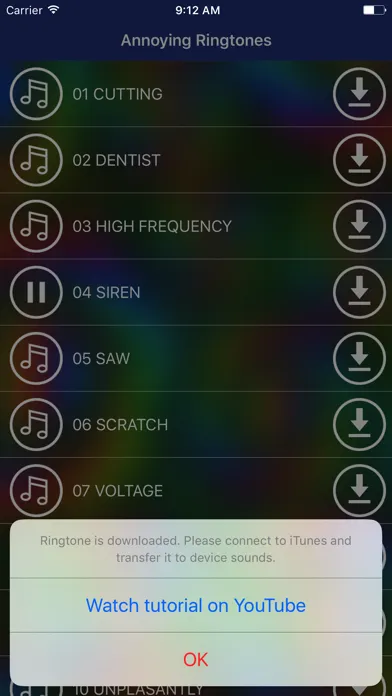 Capturas de pantalla de Annoying Sounds &  Ringtones