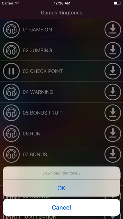 Video Games Ringtones-Free Retro Sounds for iPhone Screenshots