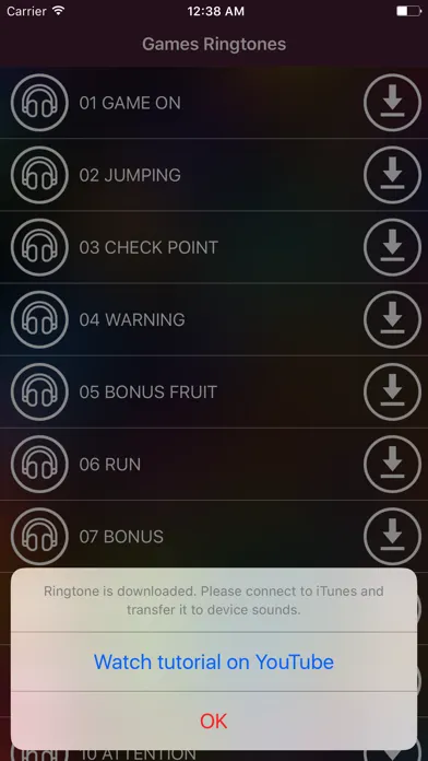 Video Games Ringtones-Free Retro Sounds for iPhone Screenshots