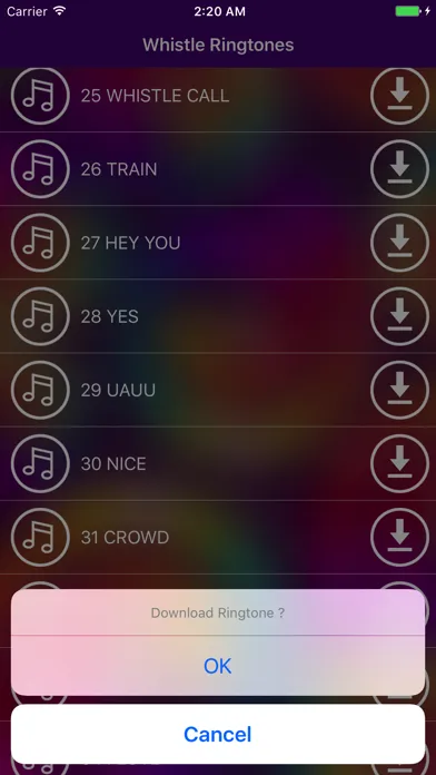Whistle Ringtones - Amazing Entertainment Sounds 스크린샷