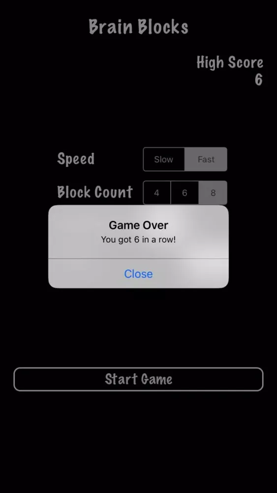 ภาพหน้าจอของ Brain Blocks