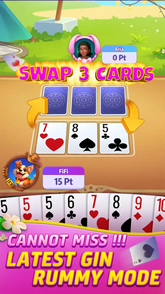 Ảnh chụp màn hình của Gin Rummy Frenzy