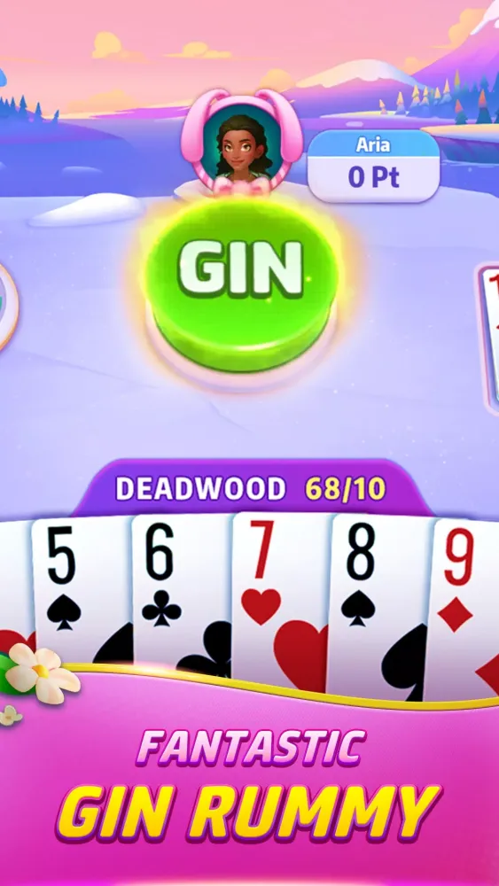 Ảnh chụp màn hình của Gin Rummy Frenzy