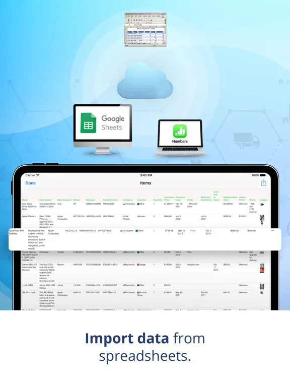Nest Egg - Inventory In Cloud iPad  Ekran Görüntüleri