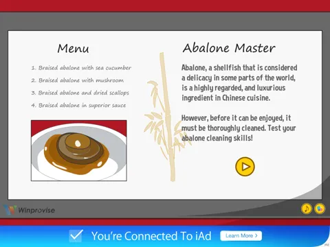 Tangkapan layar Abalone Master iPad 