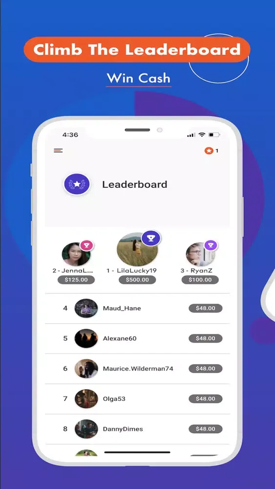 Capturas de tela do WinQuik™ - Live Trivia Shows