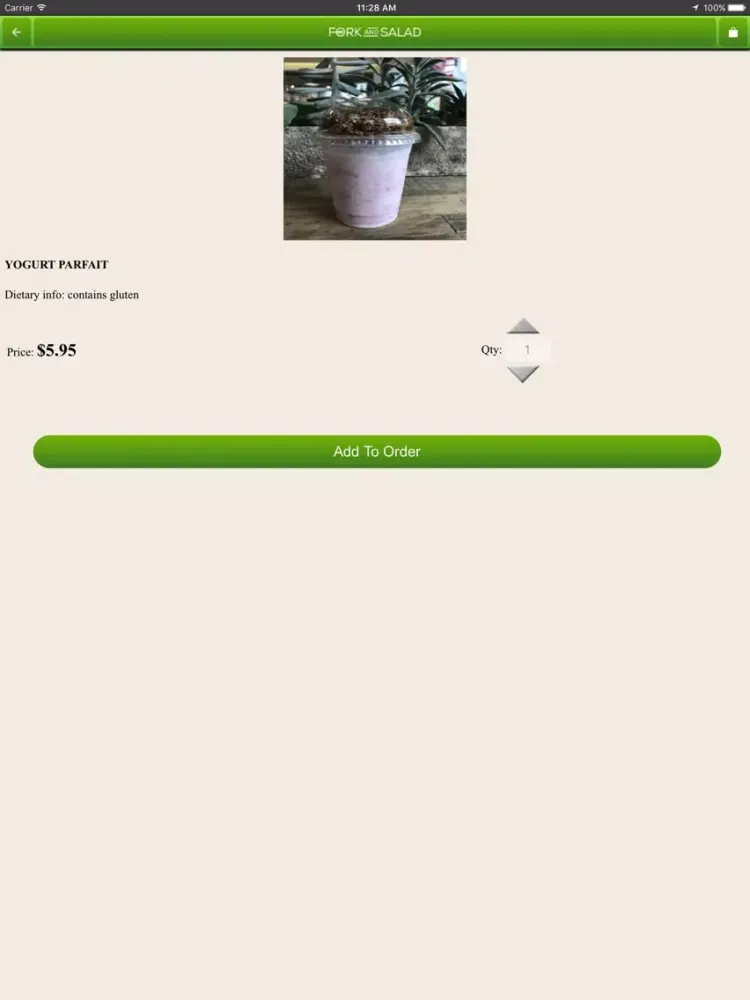 Fork and Salad iPad 应用截图