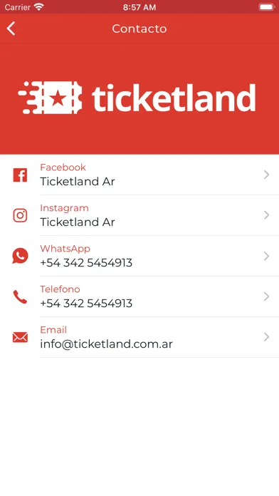 Capturas de pantalla de Ticketland
