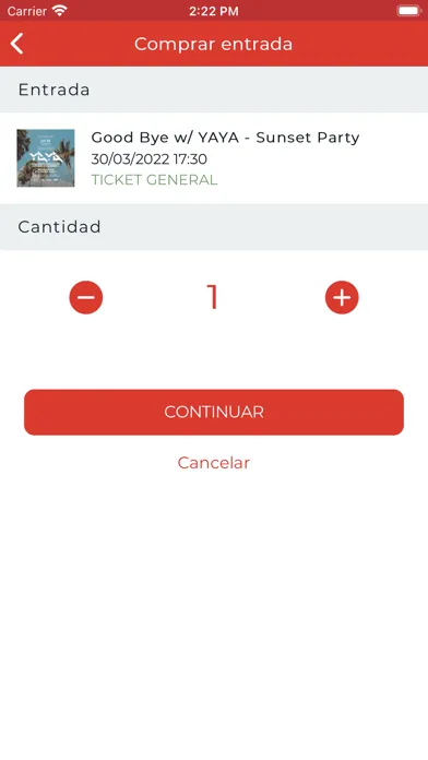 Capturas de pantalla de Ticketland