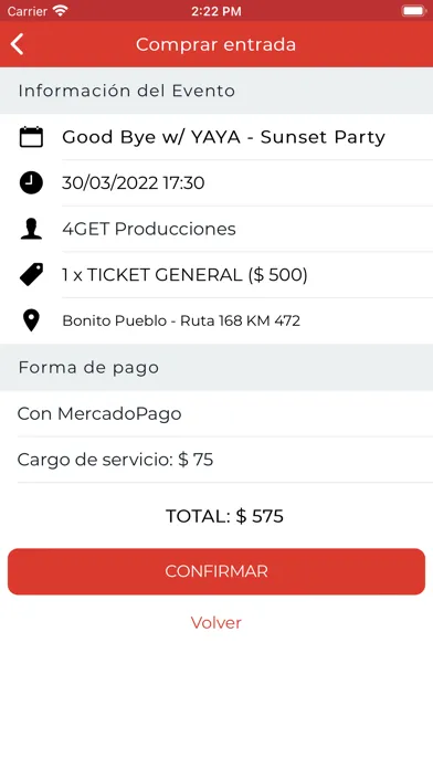 Capturas de pantalla de Ticketland