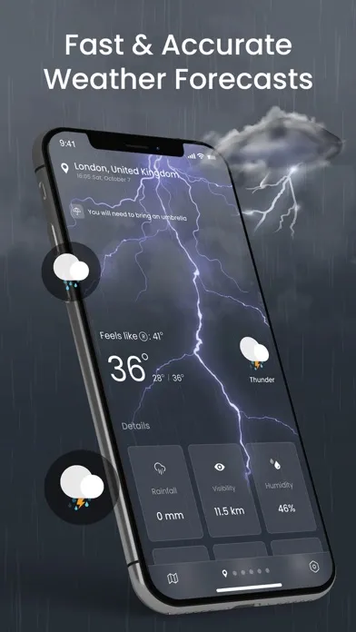 Captures d'écran de King Weather Forecast