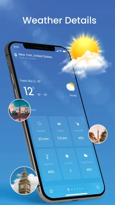 Captures d'écran de King Weather Forecast