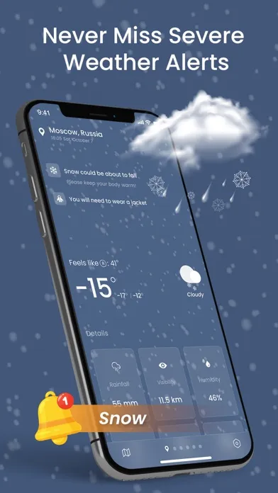 Captures d'écran de King Weather Forecast