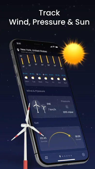 Captures d'écran de King Weather Forecast