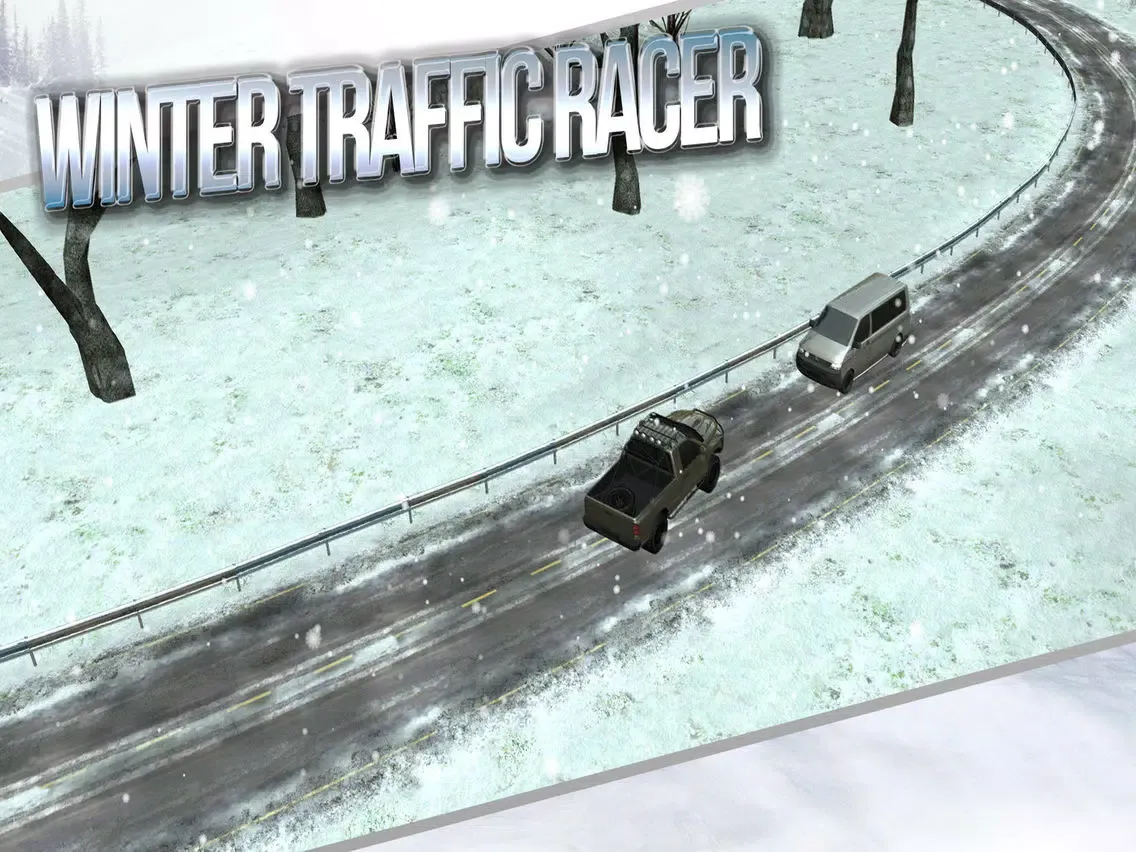 Winter Traffic Car Driving 3D iPad 应用截图