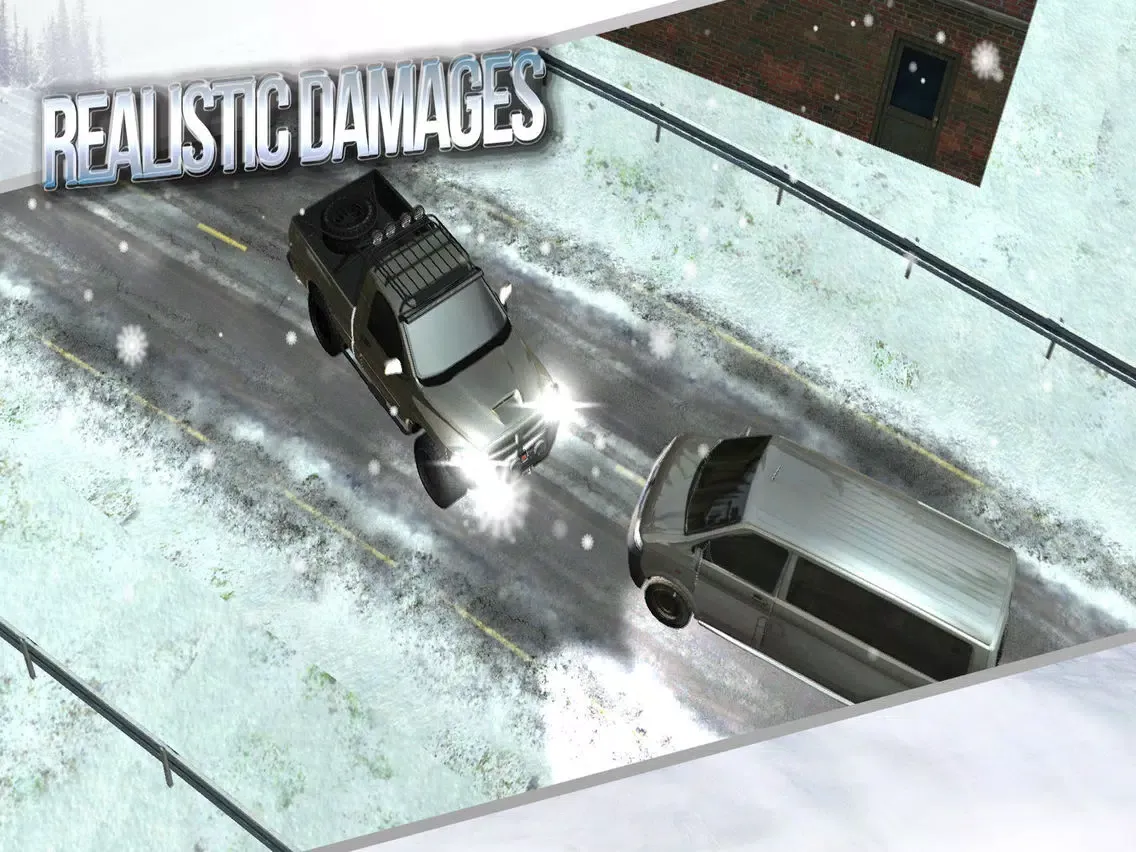 Winter Traffic Car Driving 3D iPad 应用截图