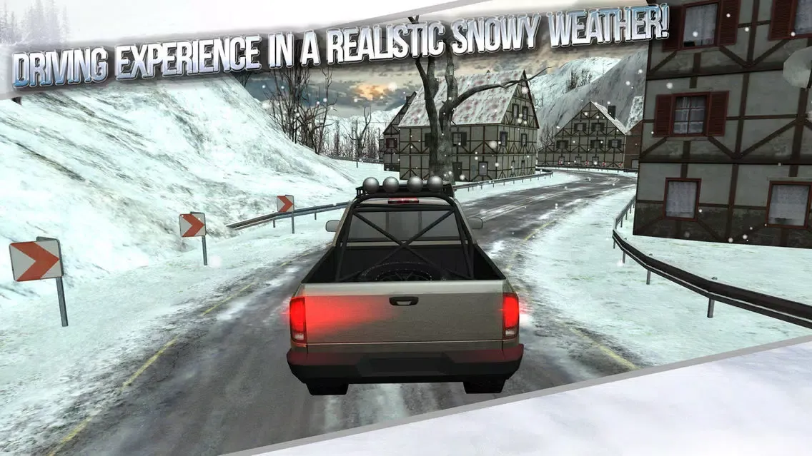 Winter Traffic Car Driving 3D应用截图