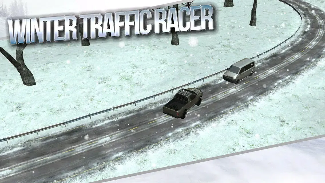 Winter Traffic Car Driving 3D应用截图