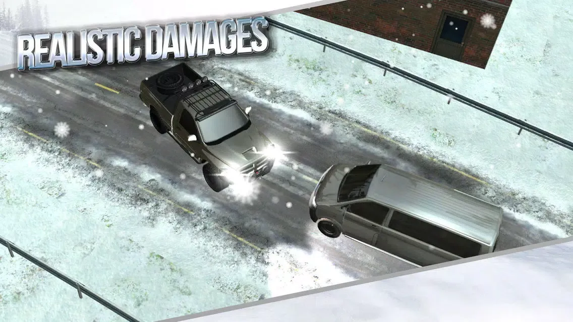 Winter Traffic Car Driving 3D应用截图
