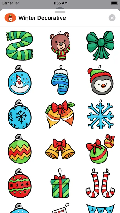 Zrzuty ekranu Winter Decorative Snowy